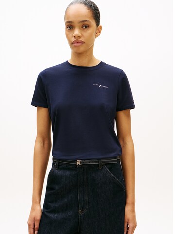 Maglietta '1985' di TOMMY HILFIGER in blu: frontale