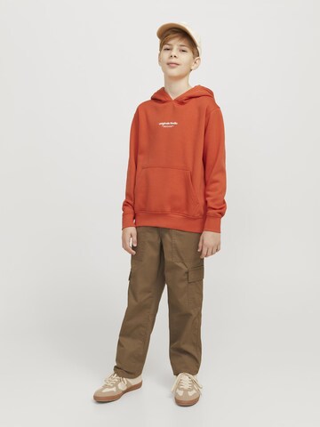 Jack & Jones Junior Sweatshirt 'JORVesterbro' in Orange