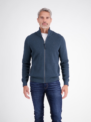LERROS Gebreid vest in Blauw: voorkant