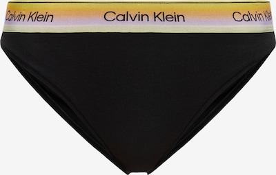 Moteriškos kelnaitės iš Calvin Klein Underwear, spalva – pastelinė žalia / purpurinė / oranžinė / juoda, Prekių apžvalga