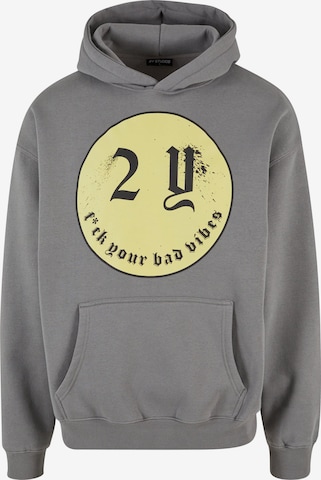 2Y Studios Sweatshirt 'Smiley' in Grey