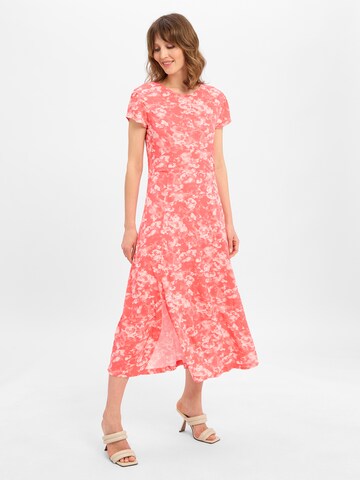 BOSS Dress ' Eletas ' in Orange: front