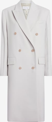 Manteau mi-saison Calvin Klein en blanc : devant