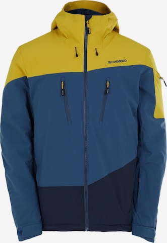 Veste outdoor 'Privet' Fundango en bleu : devant