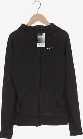 NIKE Sweatshirt & Zip-Up Hoodie in S in Black: front