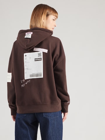 Felpa di Smith&Soul in marrone: frontale