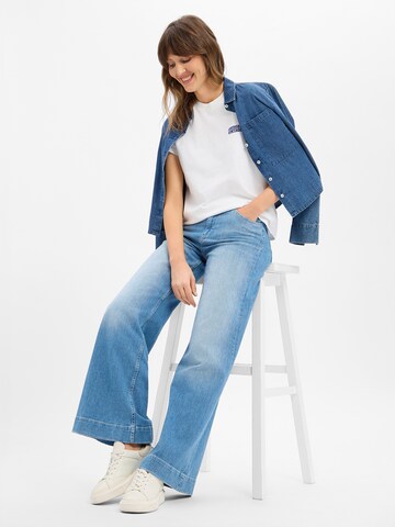 T-shirt ' Ykobow ' AMERICAN VINTAGE en blanc