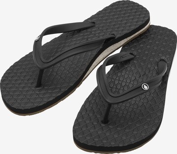 Volcom Teenslipper in Zwart