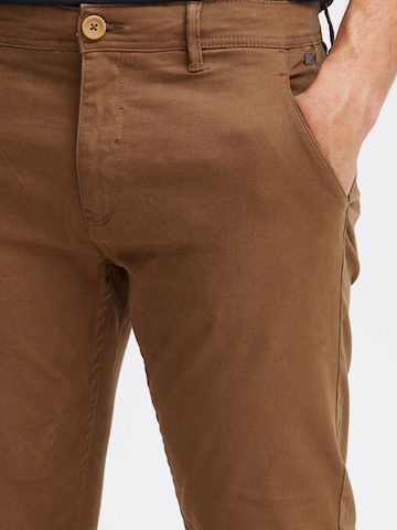 BLEND Slimfit Chinohose 'Natan' in Braun