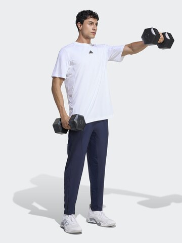 ADIDAS PERFORMANCE Funkční tričko 'D4T POWER' – bílá: přední strana