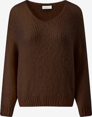 SASSYCLASSY Oversized sweater in Brown: front