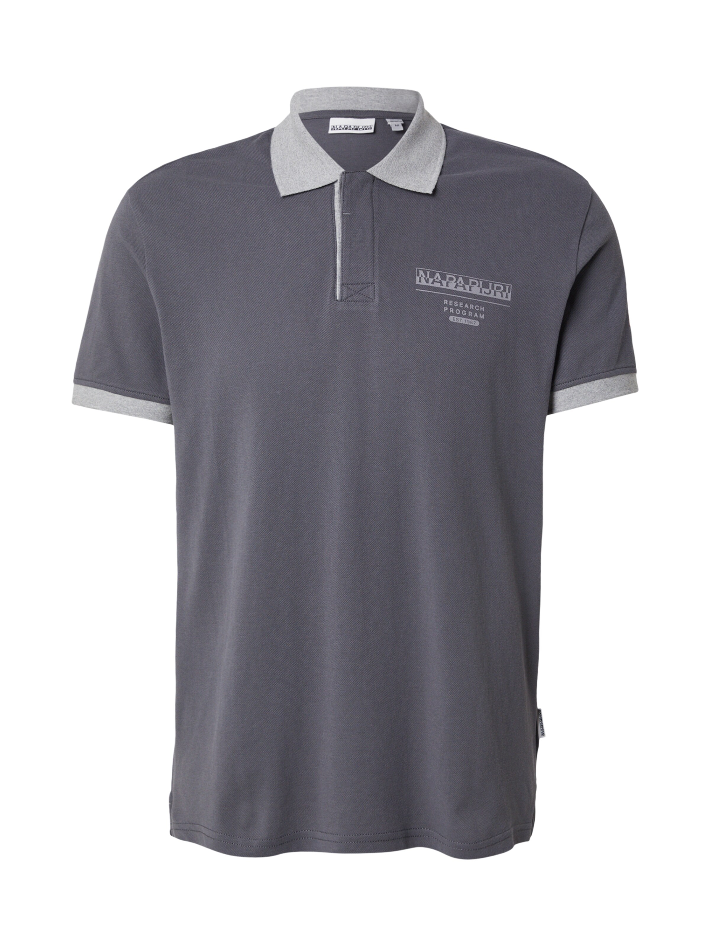 NAPAPIJRI Majica 'EMBERS' | siva barva: sprednja stran