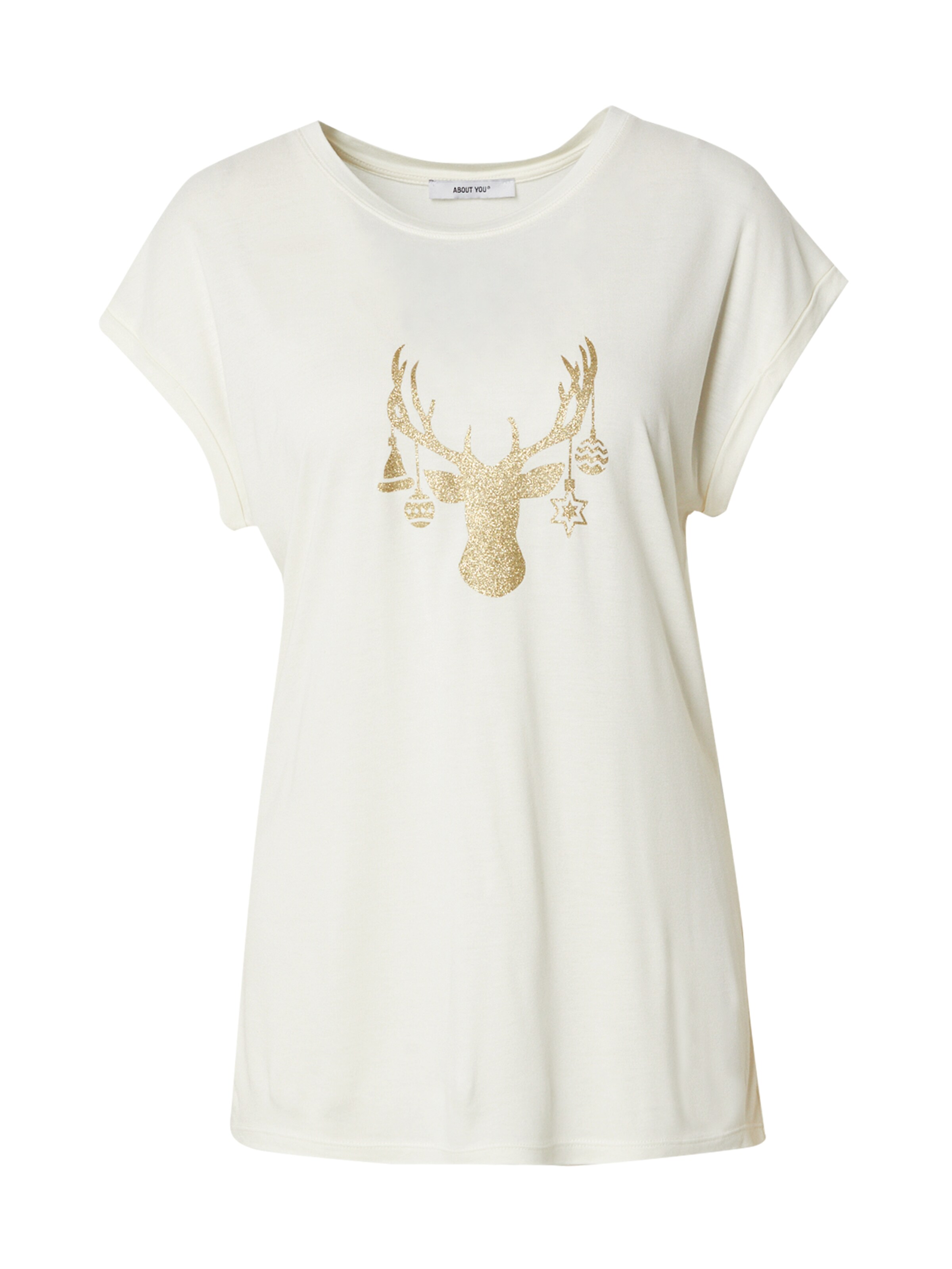 ABOUT YOU Футболка 'Agathe' в Белый: спереди