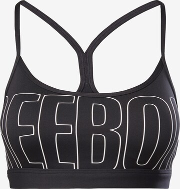 Bustier Soutien-gorge de sport Reebok en noir