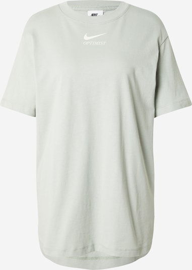 Nike Sportswear T-shirt en vert pastel / blanc, Vue avec produit
