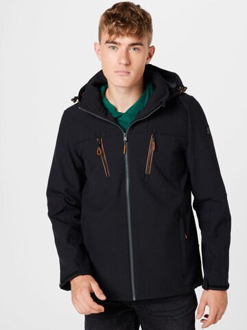 KILLTEC Outdoorjacke in Schwarz: predná strana