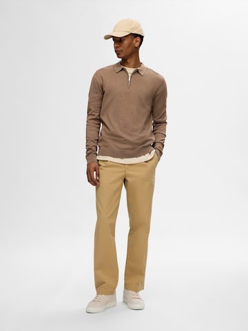 Pullover 'SLHBerg' di SELECTED in marrone