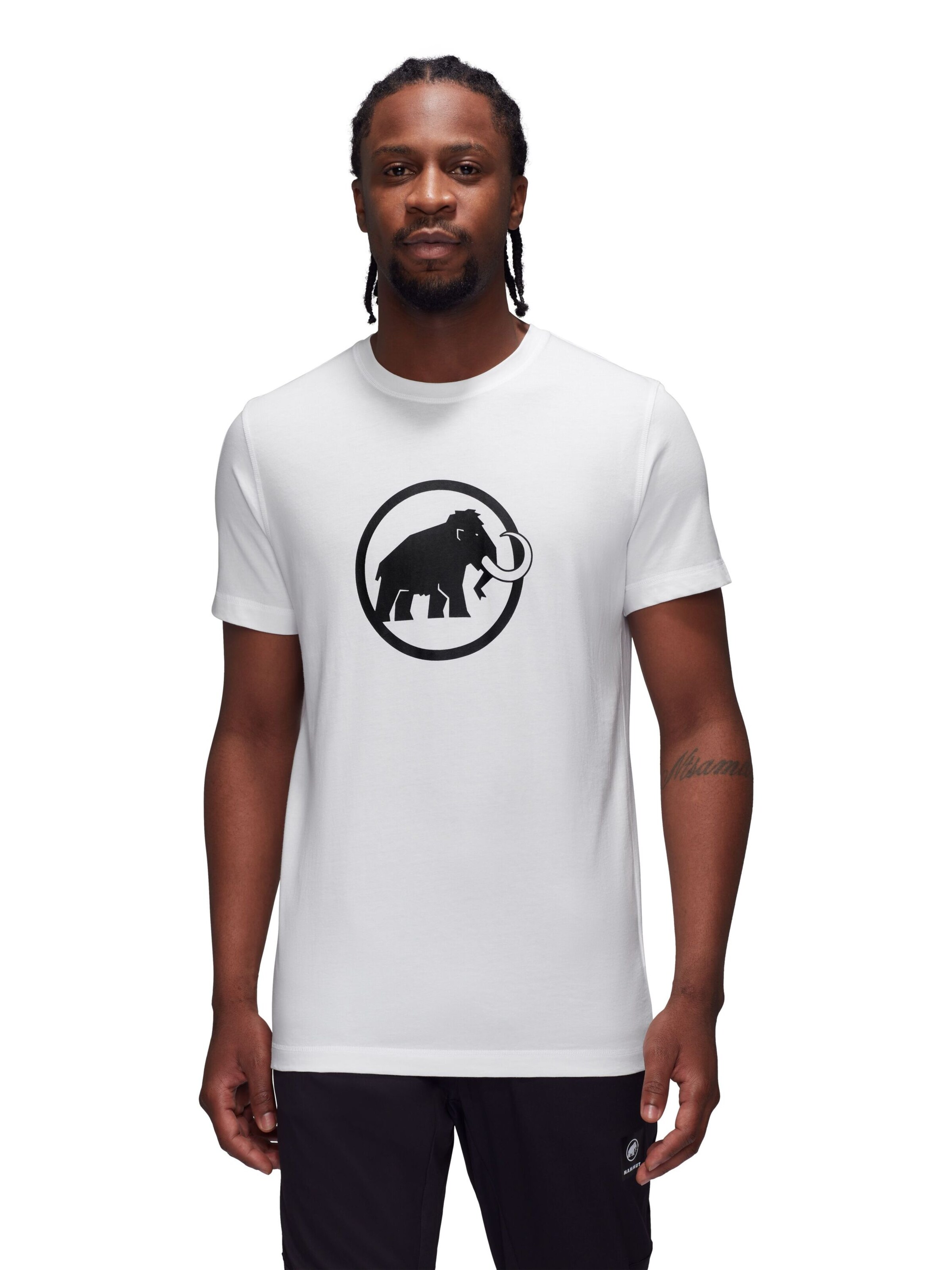 MAMMUT Sportshirt 'Classic' in Weiß: Vorderseite