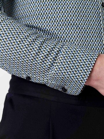 DESOTO Slim fit Button Up Shirt in Blue