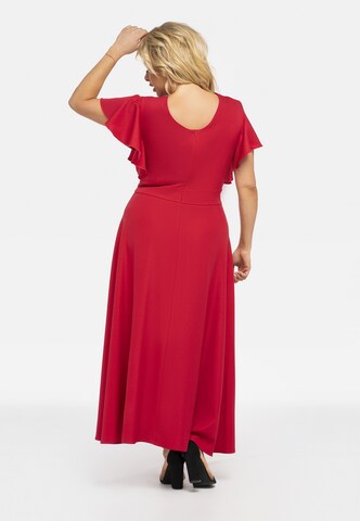 Karko Evening Dress 'Aksana' in Red