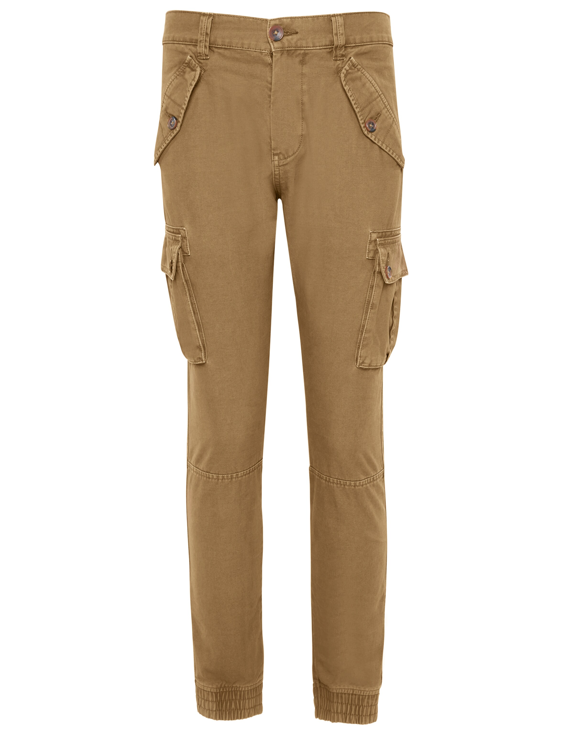 Threadbare Tapered Hose 'Corez' in Braun: Vorderseite