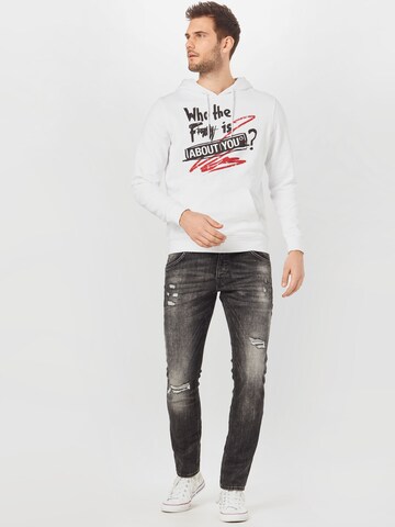 JACK & JONES Slimfit Jeans 'Glenn' in Zwart