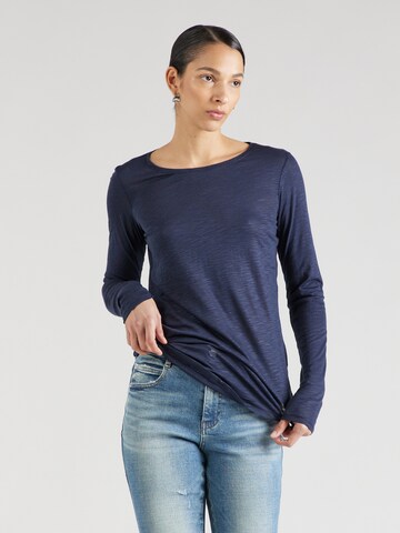 T-shirt Sisley en bleu : devant