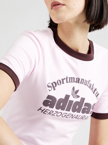 ADIDAS ORIGINALS Футболка в Ярко-розовый