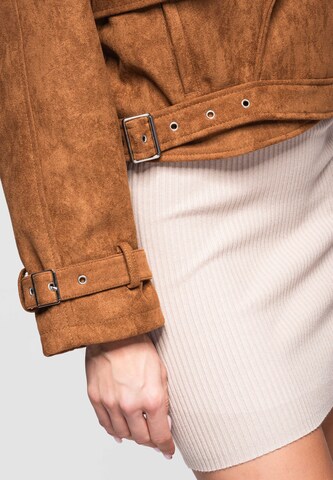 Manteau mi-saison 'OW-JAFL-0112' Ombre en marron