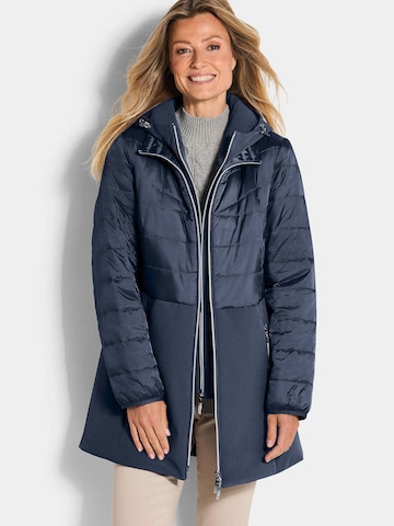 Manteau mi-saison Goldner en bleu : devant