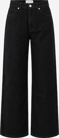 Wide Leg Jean ÉVOIR by Alena Gerber en noir : devant