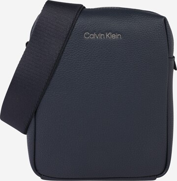 Borsa a tracolla di Calvin Klein in blu: frontale