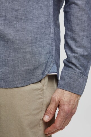 FQ1924 Regular fit Button Up Shirt 'Fqerlendur' in Blue