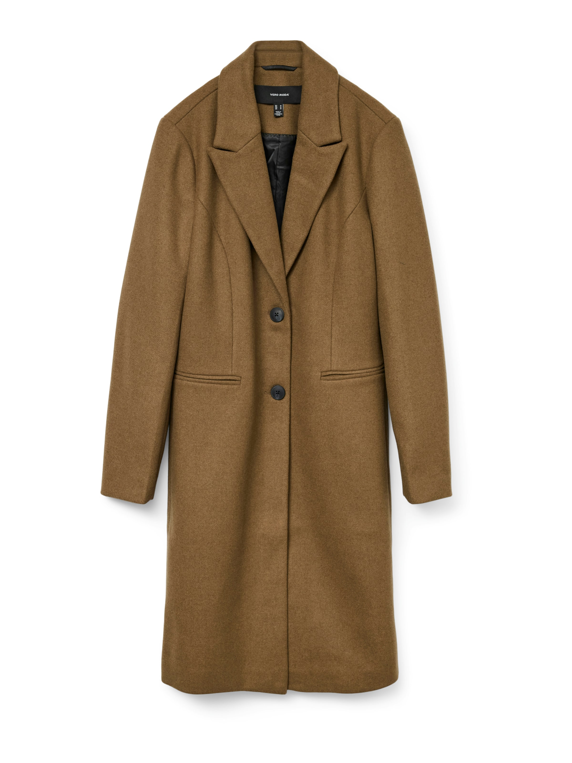 VERO MODA - Sobretudo meia-estação 'BLAZA' em castanho: frente