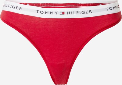 Tommy Hilfiger Underwear String en bleu marine / gris / rouge sang / blanc, Vue avec produit