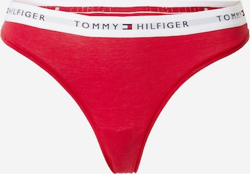 Tommy Hilfiger Underwear Stringi w kolorze czerwony: przód