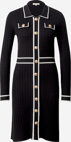 Derhy Плетена рокля 'CARLINE' в черно: отпред