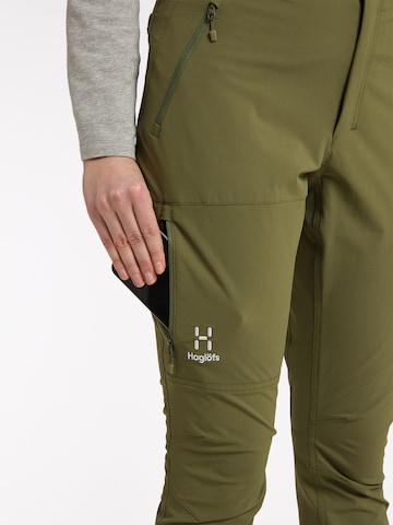 Haglöfs Slimfit Outdoorhose in Grün