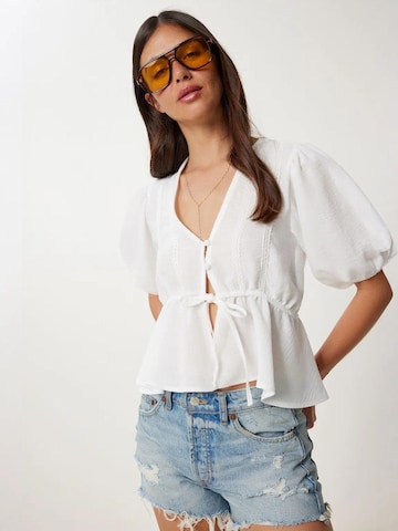 Happiness İstanbul - Blusa em branco