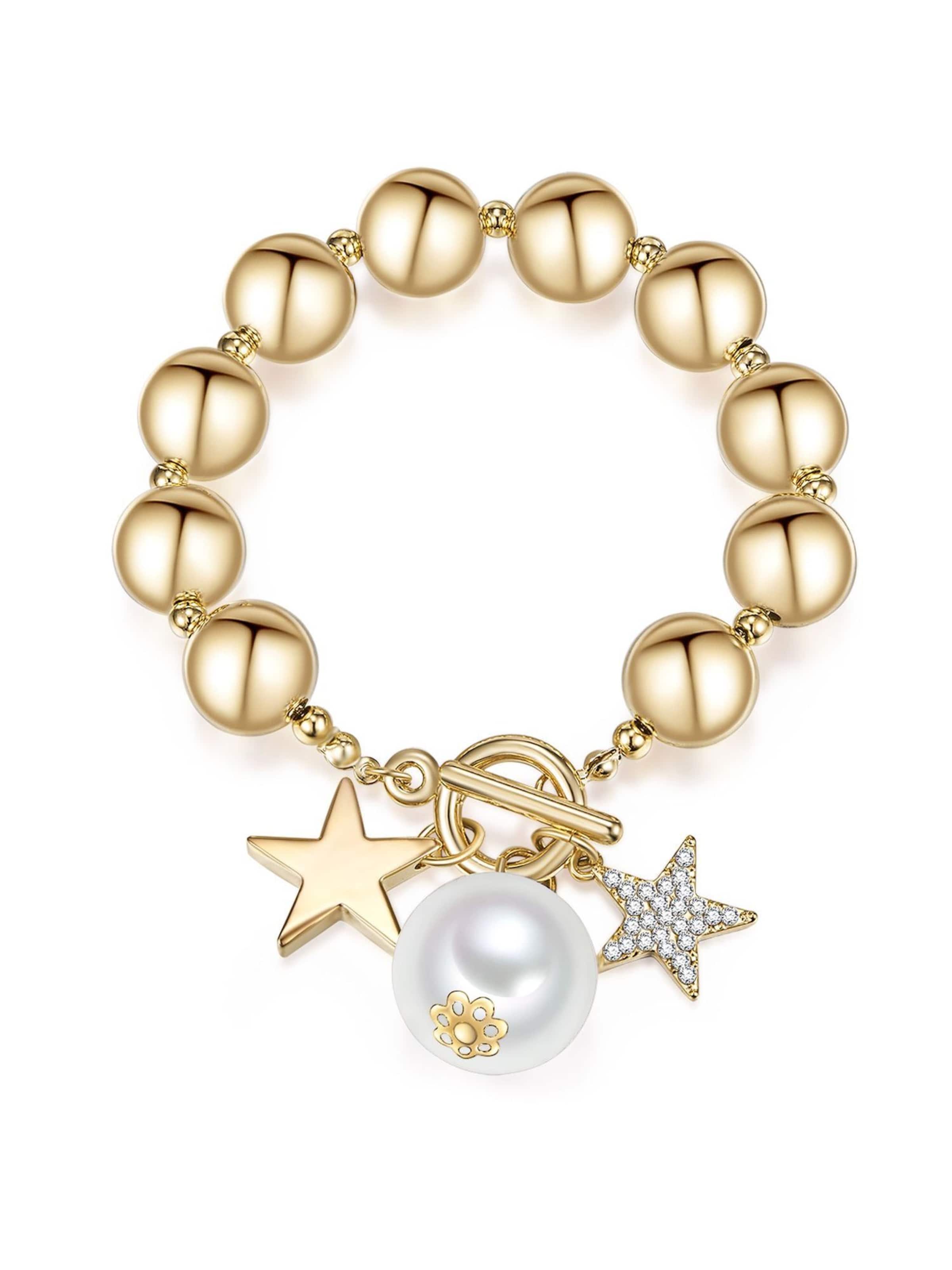 Lulu & Jane Armband in Goud: voorkant