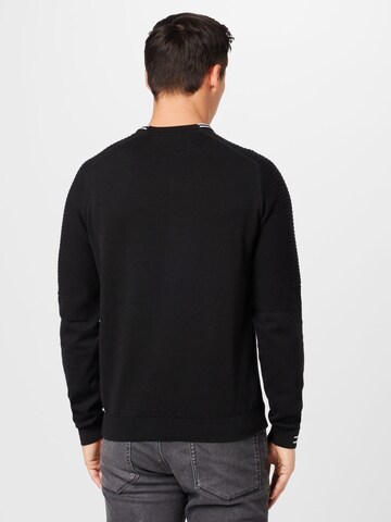 BOSS Green Sweater 'Rolet' in Black