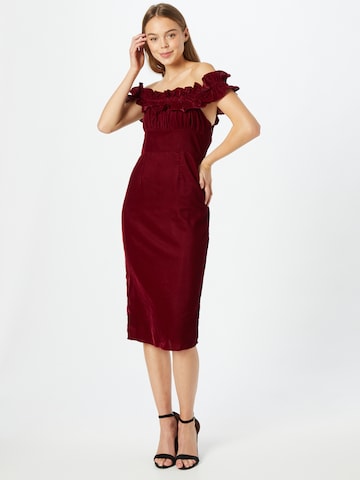 Hope & Ivy Kleid 'THE KATHERINE' in Rot