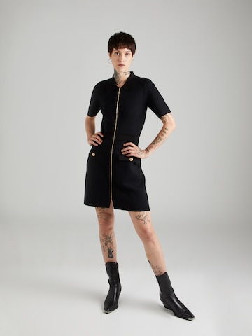 SCOTCH & SODA Knitted dress in Black: front