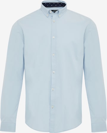 Coupe regular Chemise business 'Dapper' Threadbare en bleu : devant