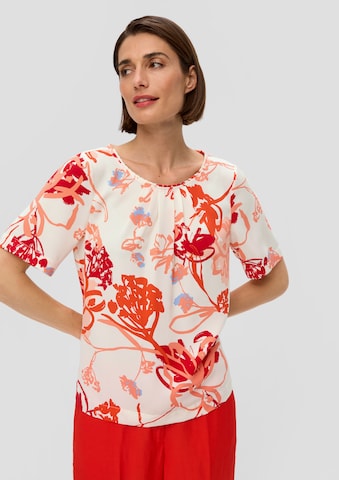 s.Oliver BLACK LABEL Bluse in Beige: Vorderseite