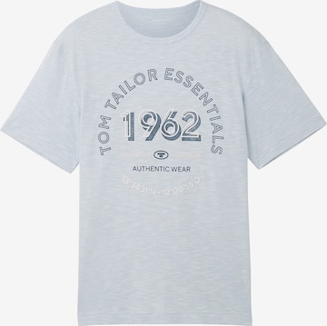 T-Shirt TOM TAILOR en bleu : devant