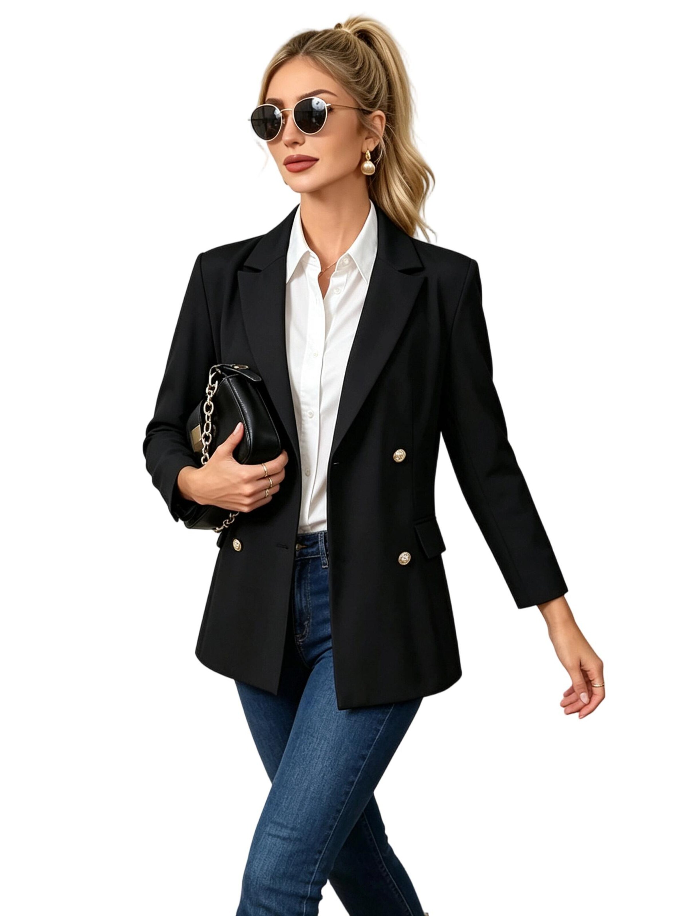 MODIURBAN Blazer in Black