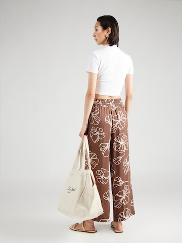 Wide leg Pantaloni 'Cherry' di mazine in marrone