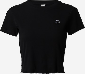 Iriedaily - Camiseta 'Konti' en negro: frente