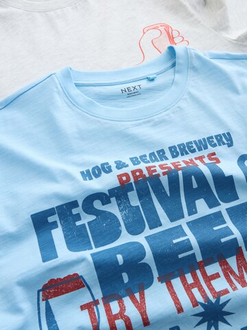 Next Pyjama kurz in Blau